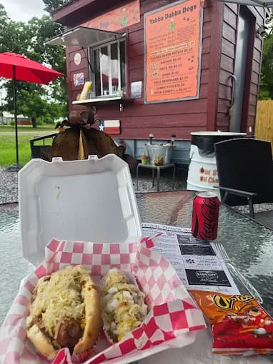 Jumbo Hot Dog from Yabba Dabba Dogs