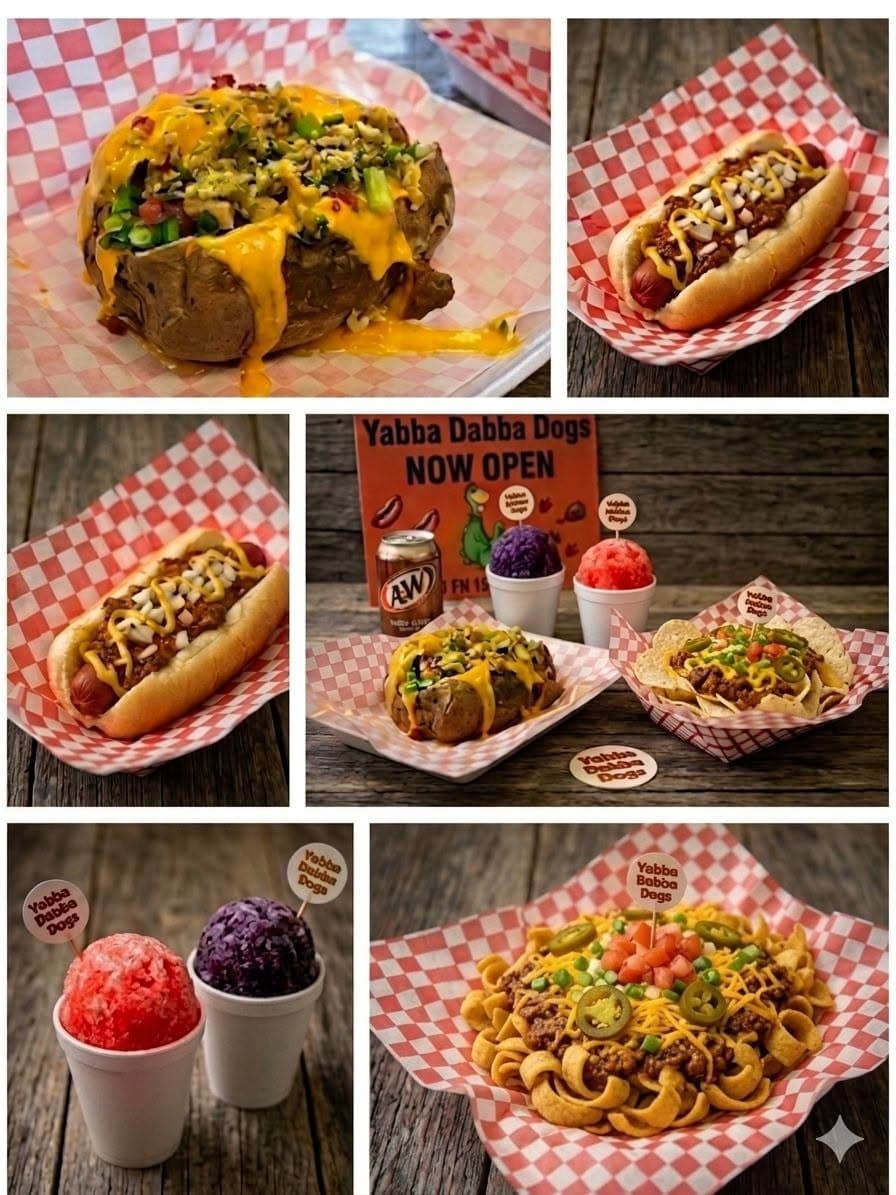 Nachos from Yabba Dabba Dogs